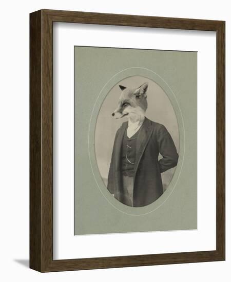 Gentleman Fox-J Hovenstine Studios-Framed Giclee Print