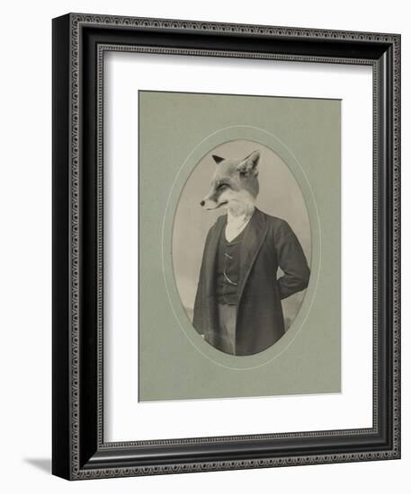 Gentleman Fox-J Hovenstine Studios-Framed Giclee Print