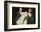 Gentleman Helps a Lady with Her Shawl-Evans-Framed Photographic Print
