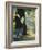 Gentleman in the Park-Lesser Ury-Framed Giclee Print