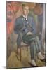 Gentleman in Top Hat, 1919-Nina Hamnett-Mounted Giclee Print