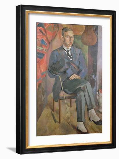 Gentleman in Top Hat, 1919-Nina Hamnett-Framed Giclee Print