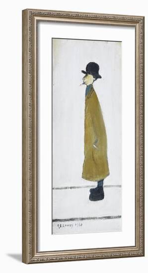 Gentleman Looking At Something, 1960-Laurence Stephen Lowry-Framed Premium Giclee Print