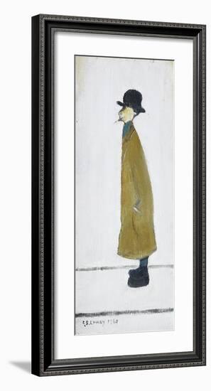 Gentleman Looking At Something, 1960-Laurence Stephen Lowry-Framed Premium Giclee Print