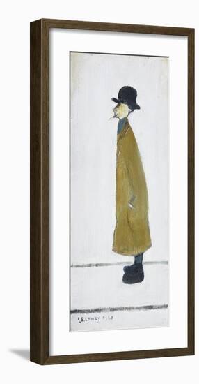 Gentleman Looking At Something, 1960-Laurence Stephen Lowry-Framed Premium Giclee Print