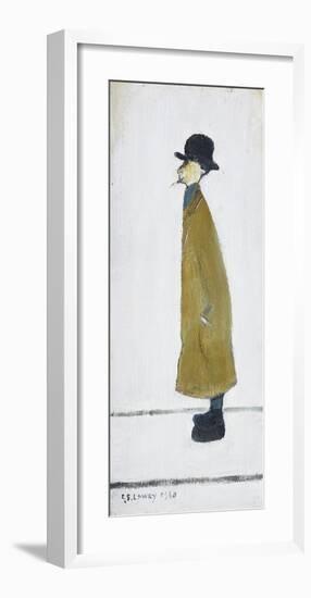 Gentleman Looking At Something, 1960-Laurence Stephen Lowry-Framed Premium Giclee Print