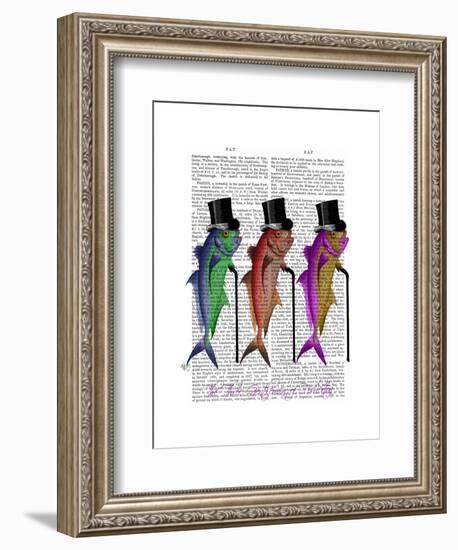 Gentleman of Fisherton-Fab Funky-Framed Art Print