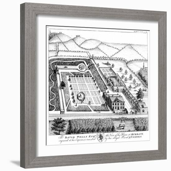 Gentleman's Model Country Estate, C1750-null-Framed Giclee Print