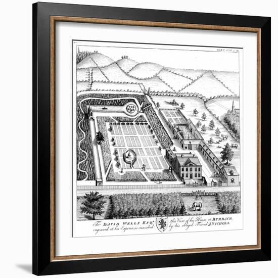 Gentleman's Model Country Estate, C1750-null-Framed Giclee Print