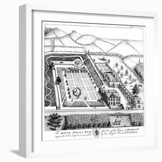 Gentleman's Model Country Estate, C1750-null-Framed Giclee Print