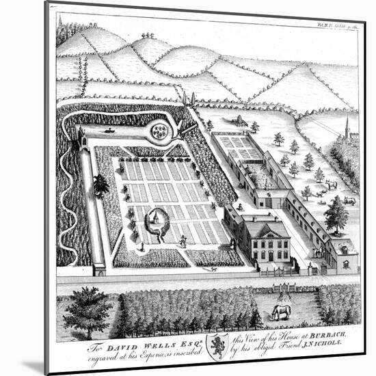 Gentleman's Model Country Estate, C1750-null-Mounted Giclee Print