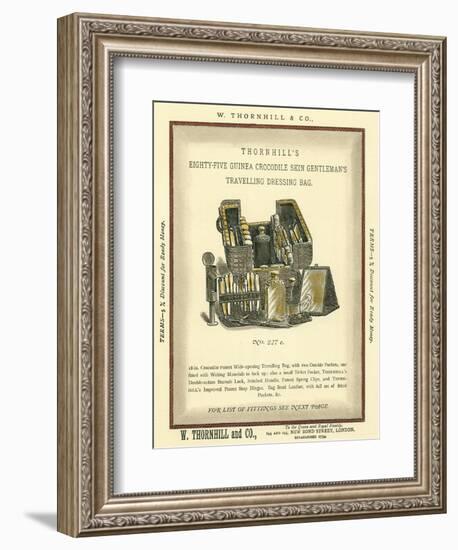 Gentleman's Travel Cases II-Vision Studio-Framed Art Print