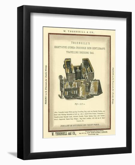 Gentleman's Travel Cases II-Vision Studio-Framed Art Print