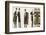 Gentlemen in Evening Dress Queue to Collect Their Overcoats from the Cloakroom-Bernard Boutet De Monvel-Framed Photographic Print