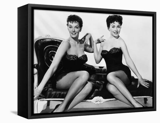 Gentlemen Marry Brunettes, from Left, Jane Russell, Jeanne Crain, 1955-null-Framed Stretched Canvas