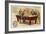 Gentlemen of Taste, Playing Pool-American School-Framed Giclee Print