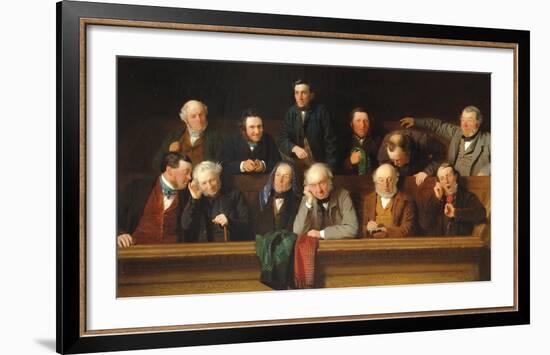 Gentlemen Of The Jury-John Morgan-Framed Premium Giclee Print