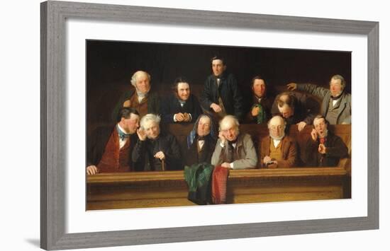 Gentlemen Of The Jury-John Morgan-Framed Premium Giclee Print