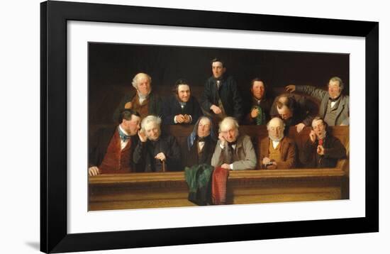 Gentlemen Of The Jury-John Morgan-Framed Premium Giclee Print