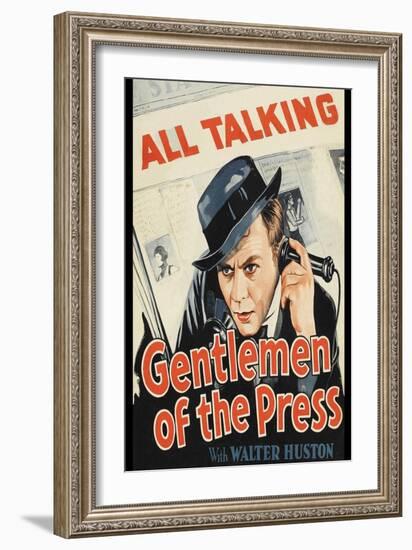 Gentlemen of the Press-null-Framed Art Print