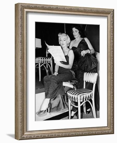 Gentlemen Prefer Blondes, 1953-null-Framed Photographic Print