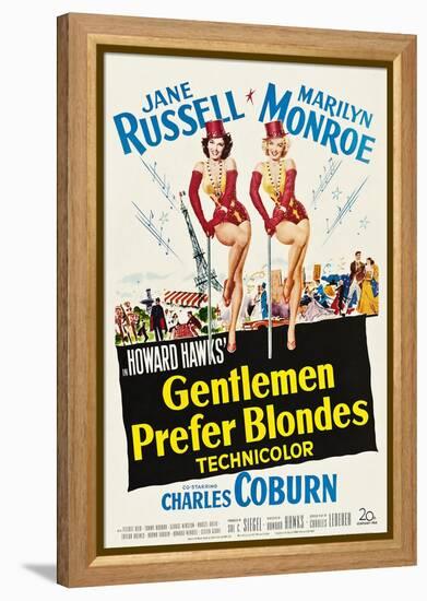 Gentlemen Prefer Blondes, 1953-null-Framed Stretched Canvas