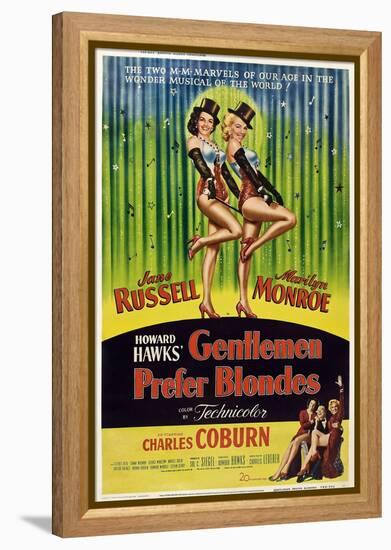 Gentlemen Prefer Blondes, 1953-null-Framed Stretched Canvas