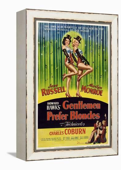 Gentlemen Prefer Blondes, 1953-null-Framed Stretched Canvas