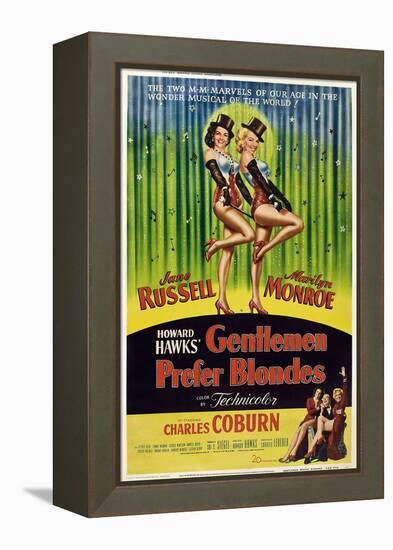 Gentlemen Prefer Blondes, 1953-null-Framed Stretched Canvas