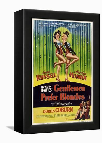 Gentlemen Prefer Blondes, 1953-null-Framed Stretched Canvas