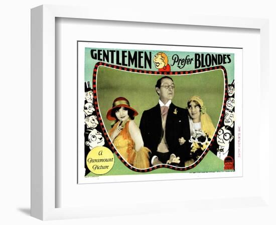 Gentlemen Prefer Blondes, Alice White, Holmes Herbert, Ruth Taylor, 1928-null-Framed Premium Giclee Print