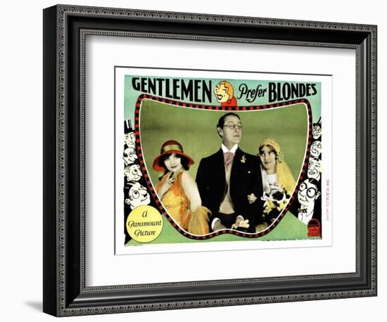 Gentlemen Prefer Blondes, Alice White, Holmes Herbert, Ruth Taylor, 1928-null-Framed Premium Giclee Print