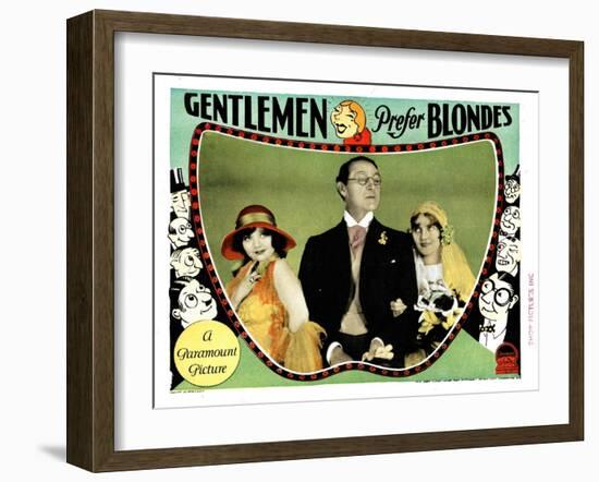 Gentlemen Prefer Blondes, Alice White, Holmes Herbert, Ruth Taylor, 1928-null-Framed Art Print