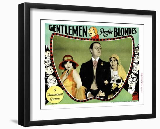 Gentlemen Prefer Blondes, Alice White, Holmes Herbert, Ruth Taylor, 1928-null-Framed Art Print