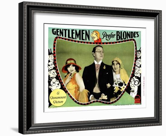 Gentlemen Prefer Blondes, Alice White, Holmes Herbert, Ruth Taylor, 1928-null-Framed Art Print