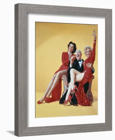 Gentlemen Prefer Blondes, Directed by Howard Hawks, 1953-null-Framed Photo