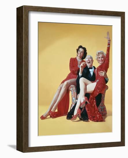 Gentlemen Prefer Blondes, Directed by Howard Hawks, 1953-null-Framed Photo