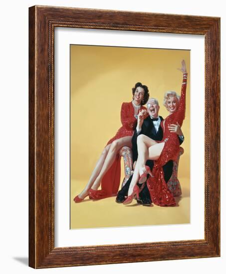 Gentlemen Prefer Blondes, Directed by Howard Hawks, 1953-null-Framed Photo