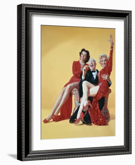 Gentlemen Prefer Blondes, Directed by Howard Hawks, 1953-null-Framed Photo