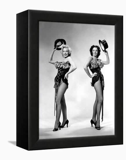 Gentlemen Prefer Blondes, Howard Hawks, Marilyn Monroe, Jane Russell, 1953-null-Framed Stretched Canvas