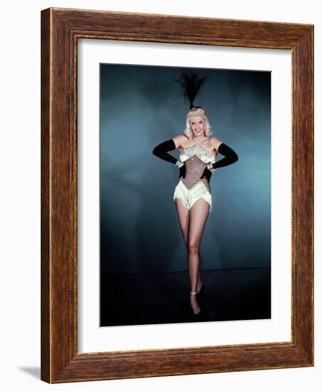 Gentlemen Prefer Blondes, Jane Russell, Directed by Howard Hawks, 1953-null-Framed Photo