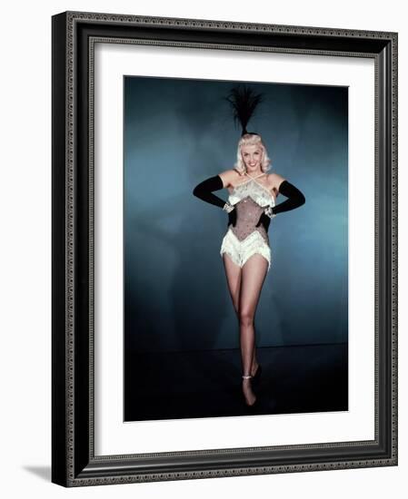 Gentlemen Prefer Blondes, Jane Russell, Directed by Howard Hawks, 1953-null-Framed Photo