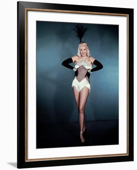 Gentlemen Prefer Blondes, Jane Russell, Directed by Howard Hawks, 1953-null-Framed Photo