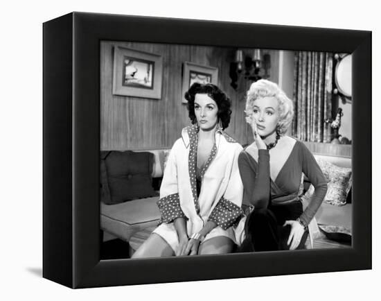 Gentlemen Prefer Blondes, Jane Russell, Marilyn Monroe, 1953-null-Framed Stretched Canvas