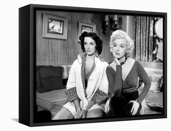 Gentlemen Prefer Blondes, Jane Russell, Marilyn Monroe, 1953-null-Framed Stretched Canvas