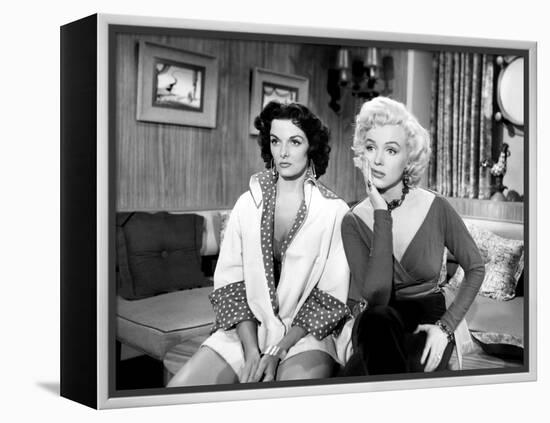 Gentlemen Prefer Blondes, Jane Russell, Marilyn Monroe, 1953-null-Framed Stretched Canvas