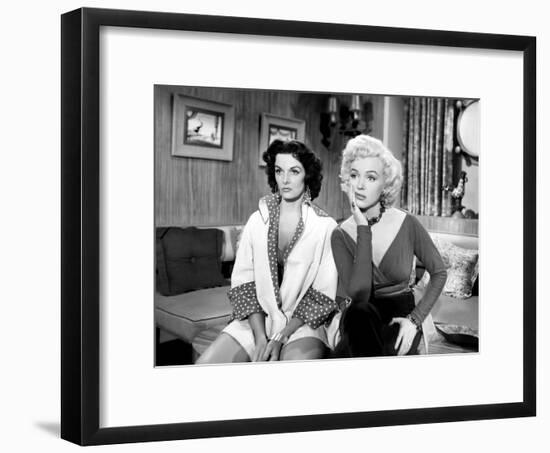 Gentlemen Prefer Blondes, Jane Russell, Marilyn Monroe, 1953-null-Framed Photo