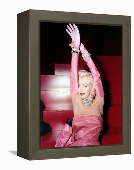 Gentlemen Prefer Blondes, Marilyn Monroe, 1953-null-Framed Stretched Canvas