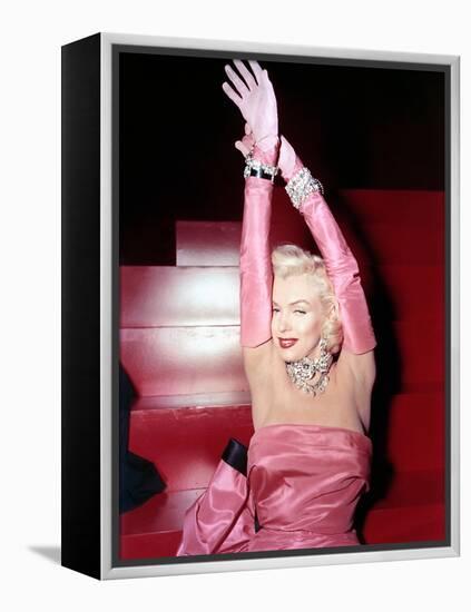 Gentlemen Prefer Blondes, Marilyn Monroe, 1953-null-Framed Stretched Canvas