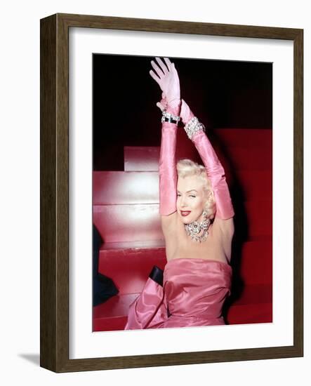 Gentlemen Prefer Blondes, Marilyn Monroe, 1953-null-Framed Photo